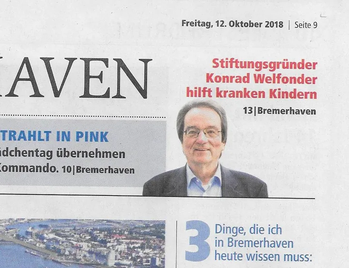 Weiteres Pressebild zu Hilfe für kranke Kinder