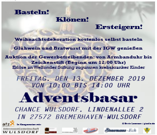 Weiteres Pressebild zu Adventsbasar
