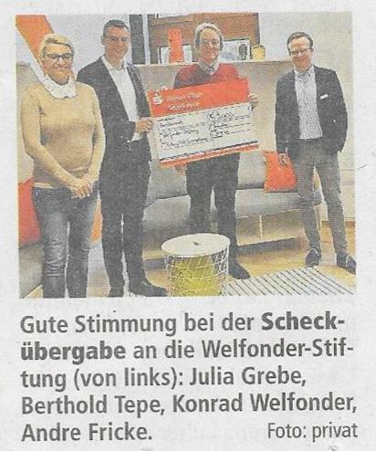 Rotary Club unterstützt Stiftung